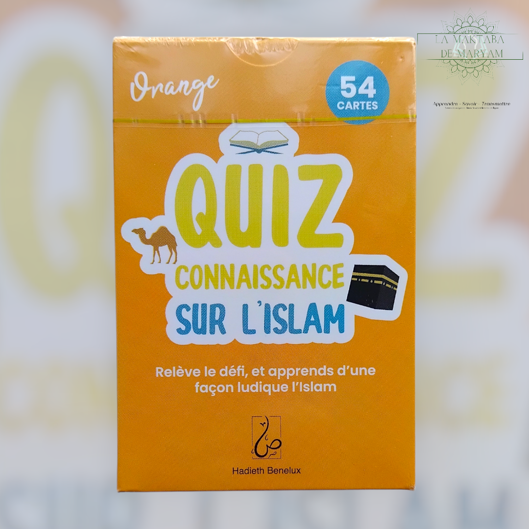 Quizz connaissance sur l'Islam (couleur orange)