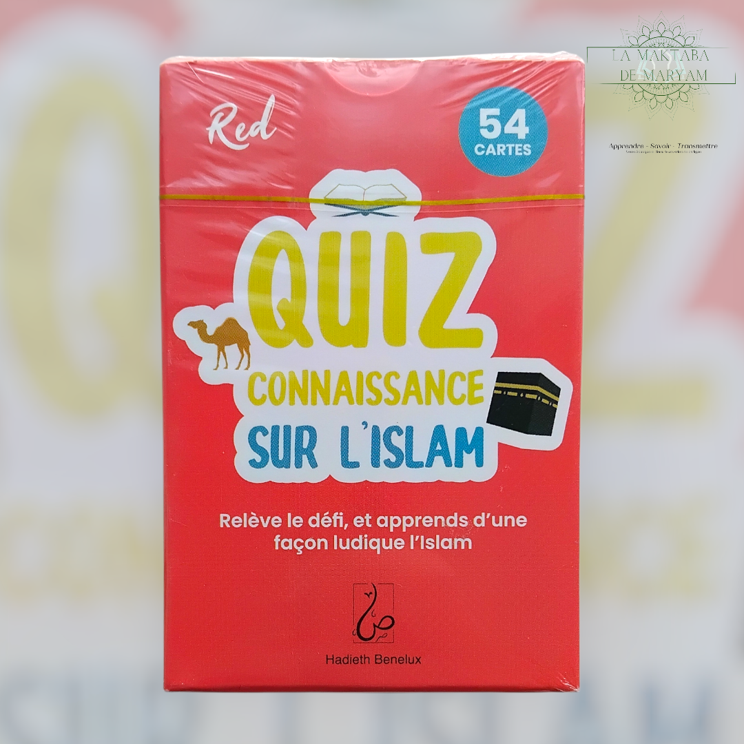 Quizz connaissance sur l'Islam (couleur rouge)